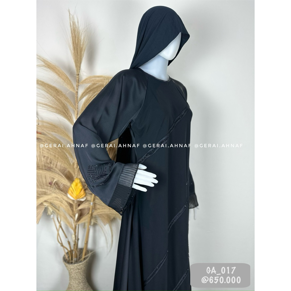 GA_017 / ABAYA ORI SAUDI / ABAYA ARAB SAUDI / ABAYA IMPORT SAUDI / ABAYA ORIGINAL / ABAYA ASLI SAUDI