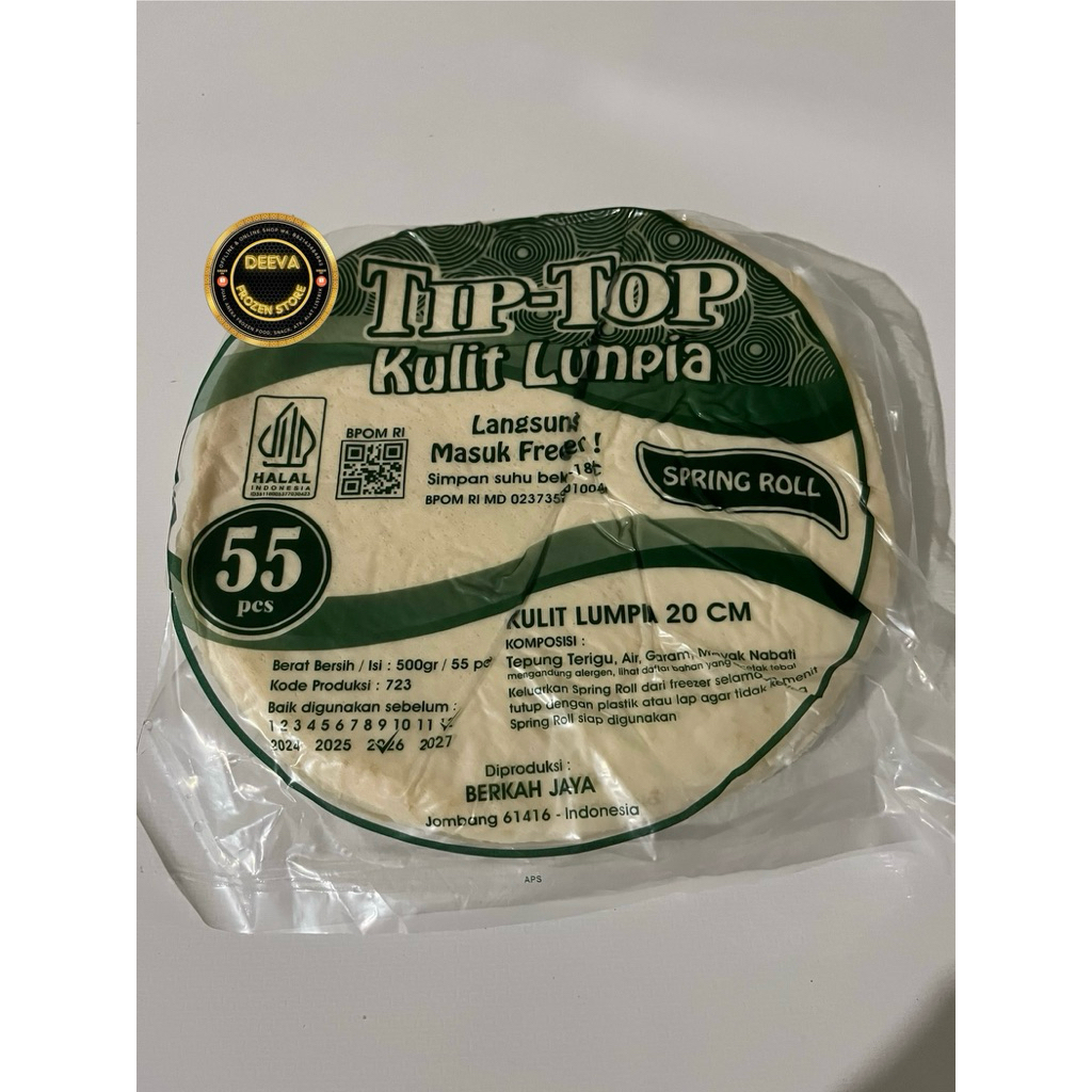 

Kulit Lumpia 20cm/ 500g/ 55lbr