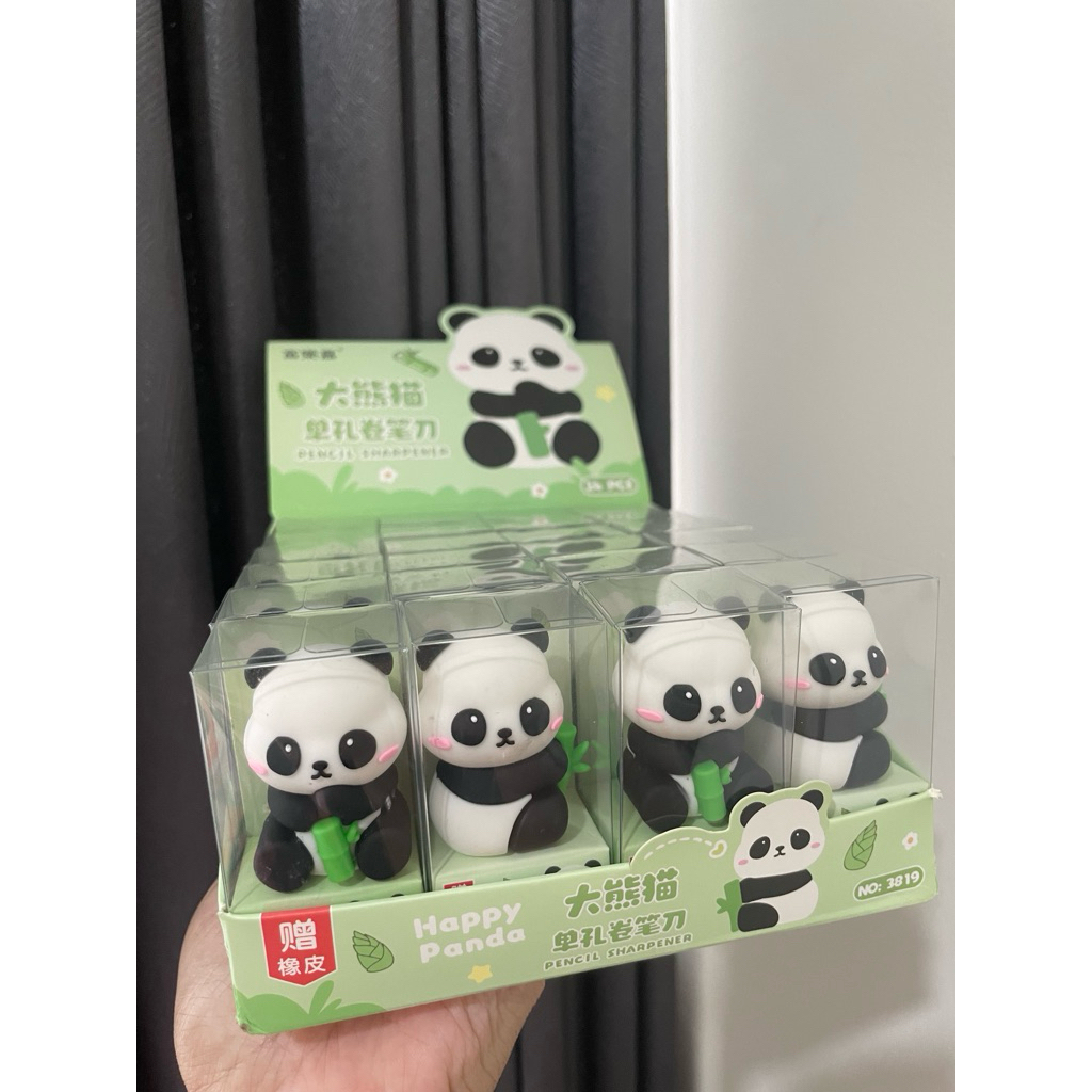 

(1 seri isi 2 Rp 20.000) Rautan + Penghapus Panda