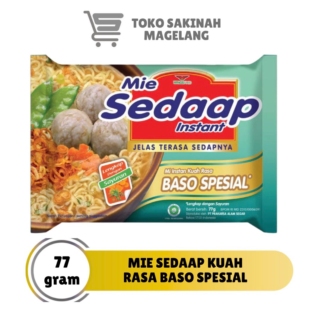 

Mie Sedaap Kuah Rasa Baso Spesial
