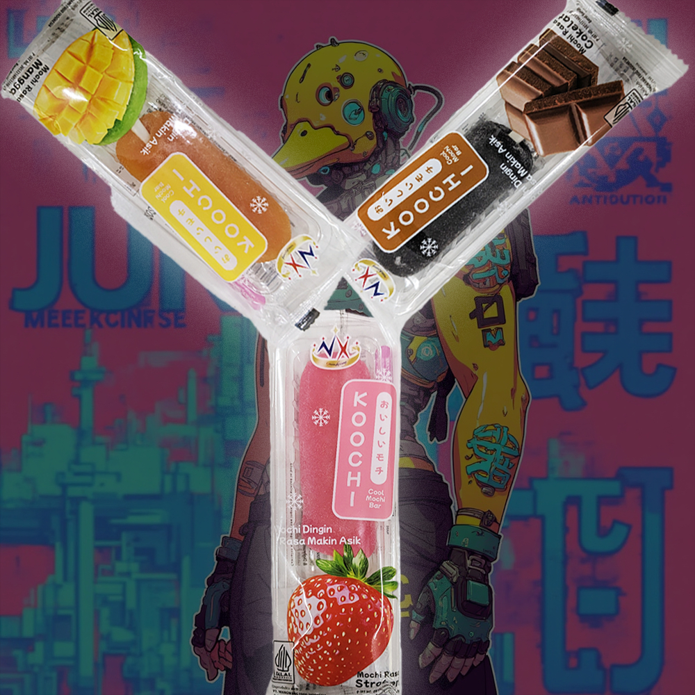 

Mochi KOOCHI Stik Ice Cream 6 Pcs Mix @2 — Mochi Dingin Lembut