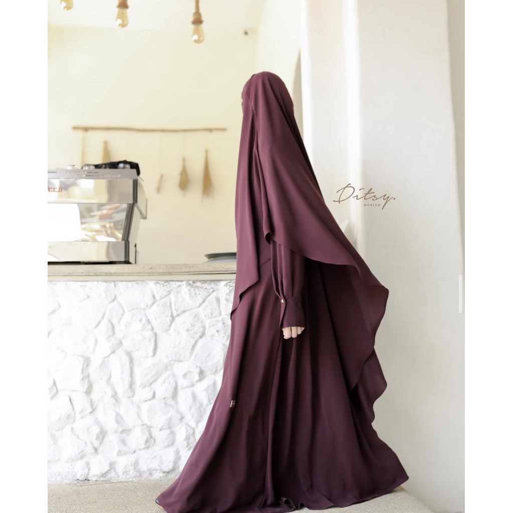 [PREWASH] Lorry mazen dark maroon By ditsy moslem