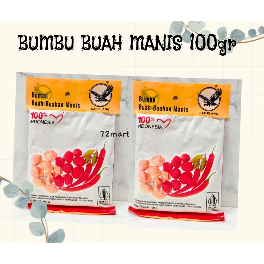 

Bumbu Buah Manis 100gr | Bumbu Buah Asinan