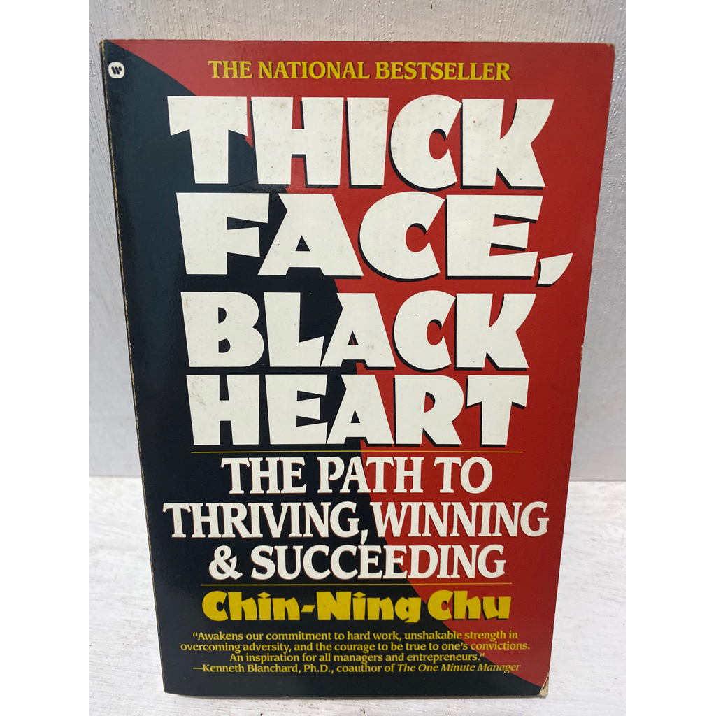 Buku Original THICK FACE BLACK HEART by CHIN NING CHU