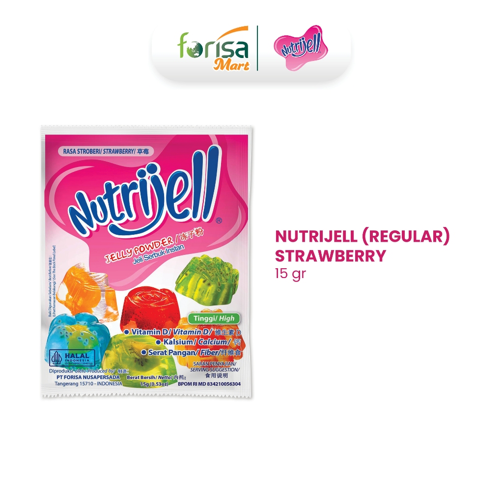 

NUTRIJELL REGULAR Strawberry - 1 Sachet