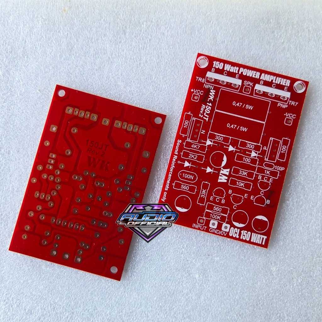 PCB Driver Power OCL 150Watt Mono 150W