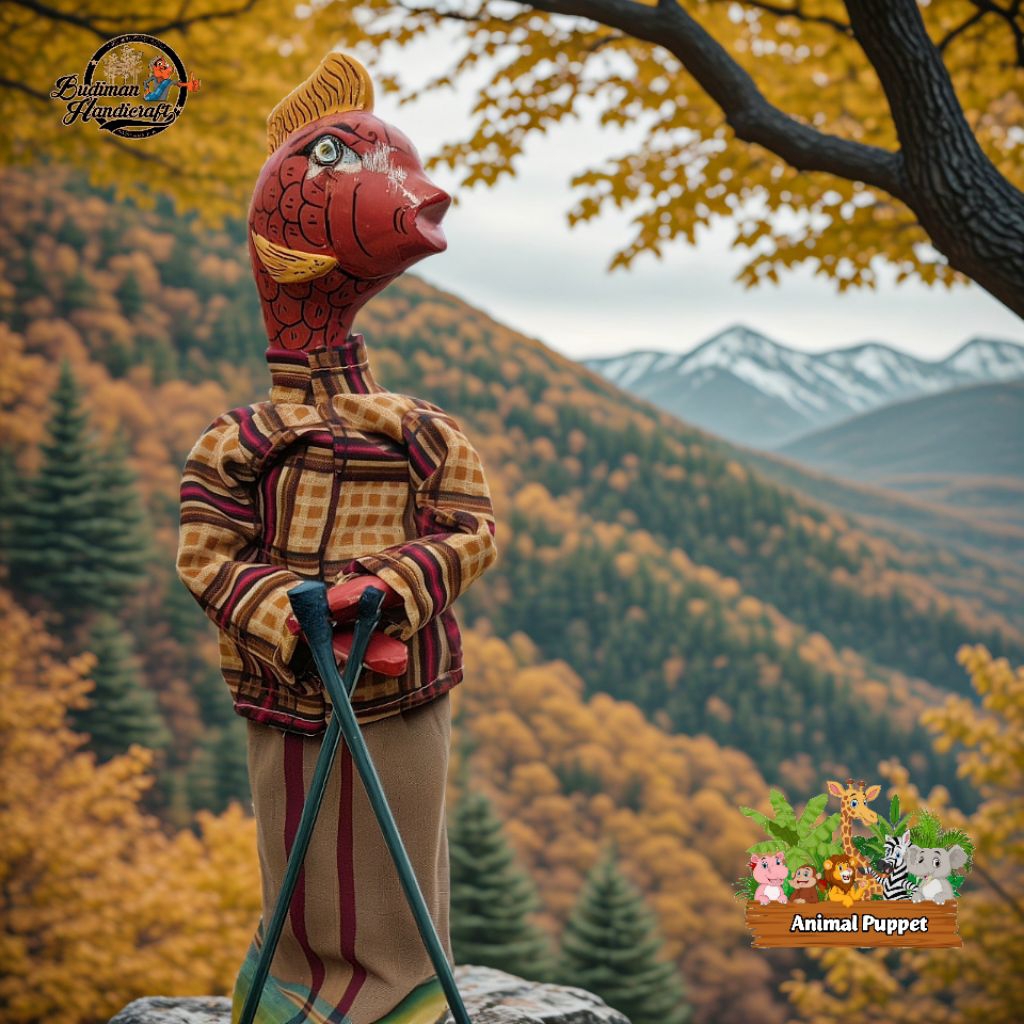 Wayang Golek Binatang Karakter Ikan