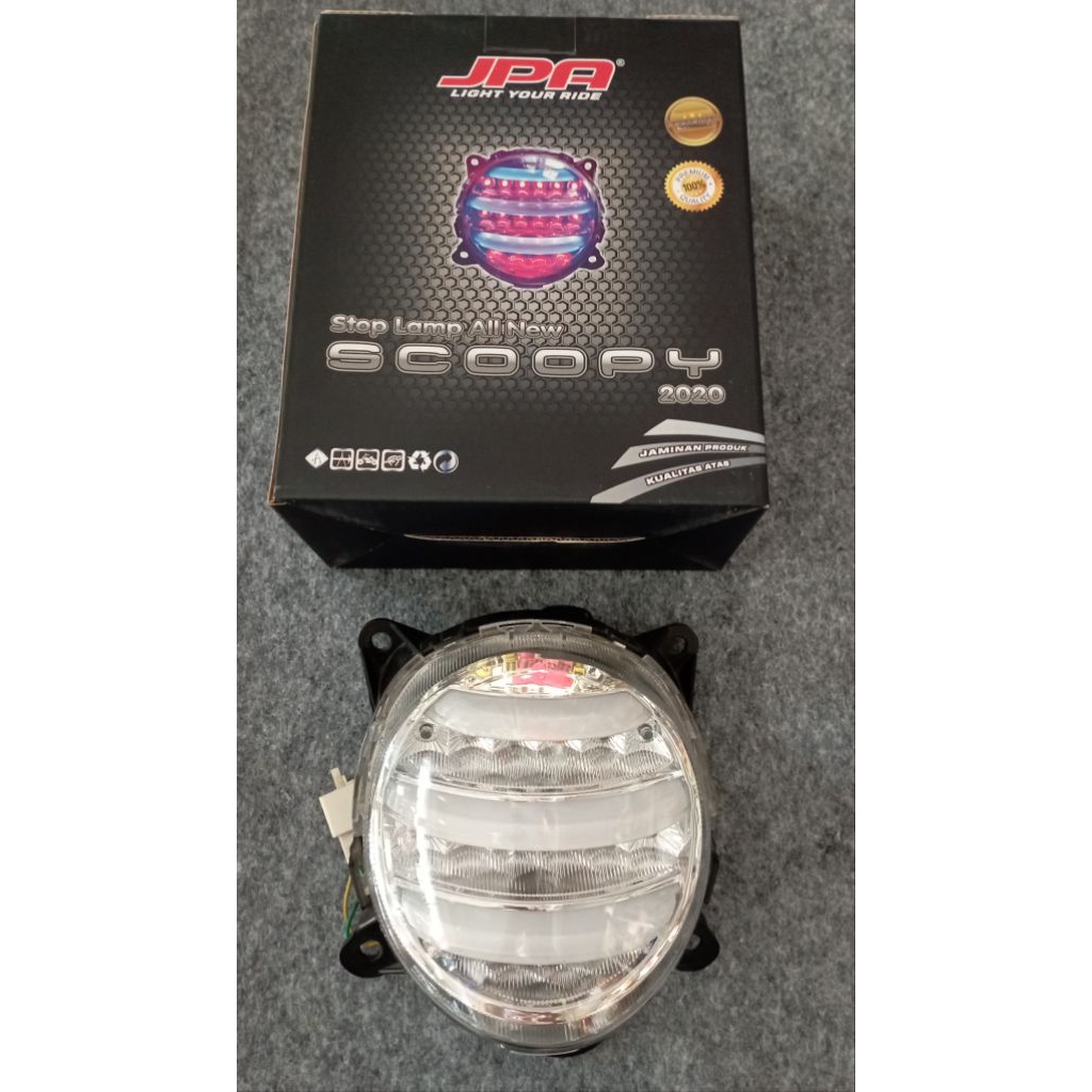 Lampu stop Scoopy 2021-2024 JPA Lampu belakang Original Jpa