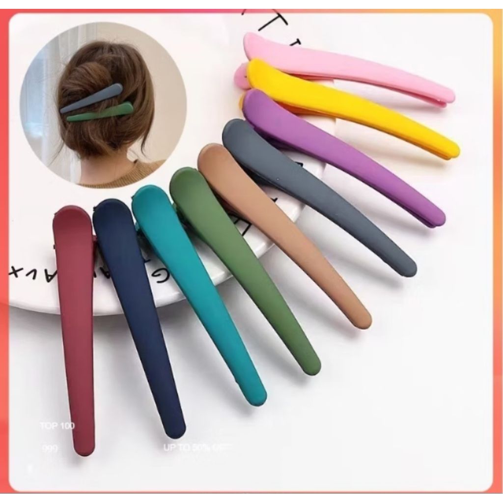 Jepit Rambut Bebek Doff Korea/Jepit Bebek 8cm