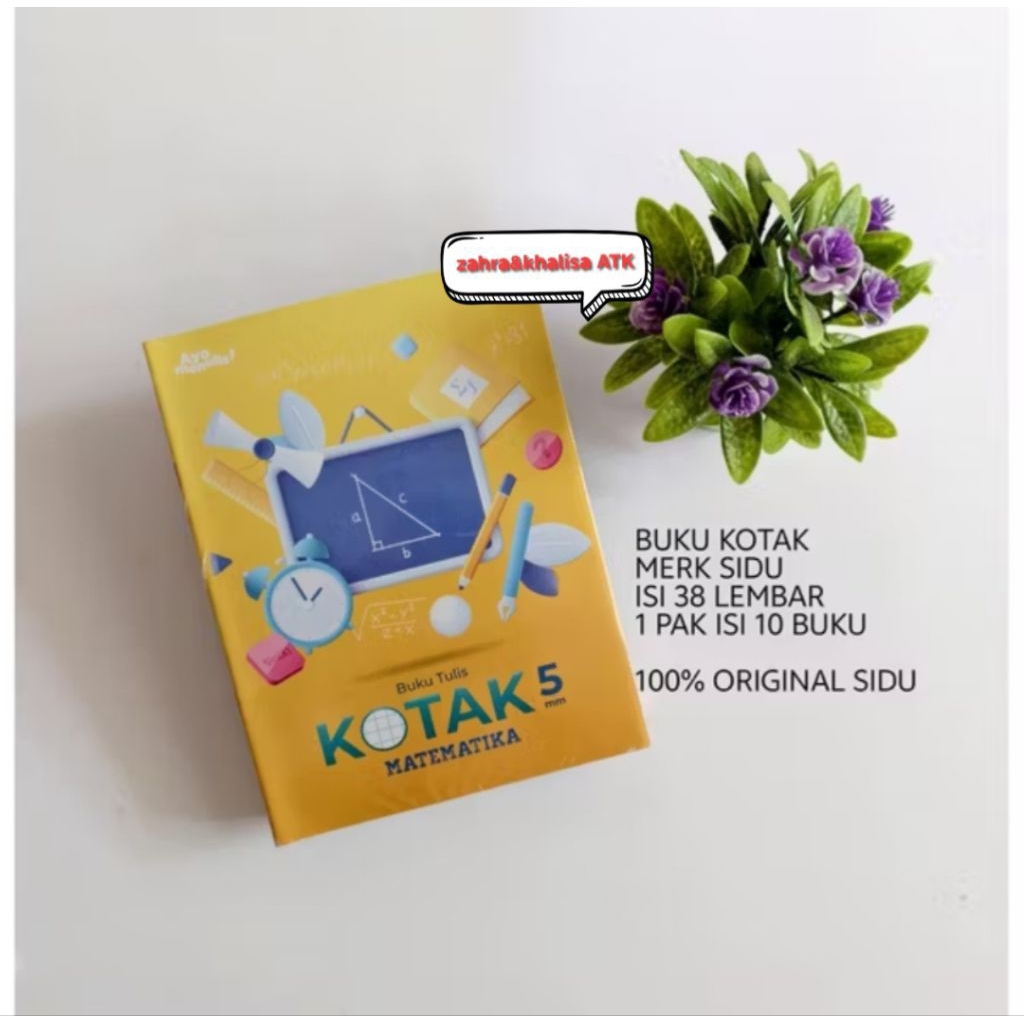 

BUKU KOTAK KECIL MATEMATIKA SIDU 38 LEMBAR PER PCS