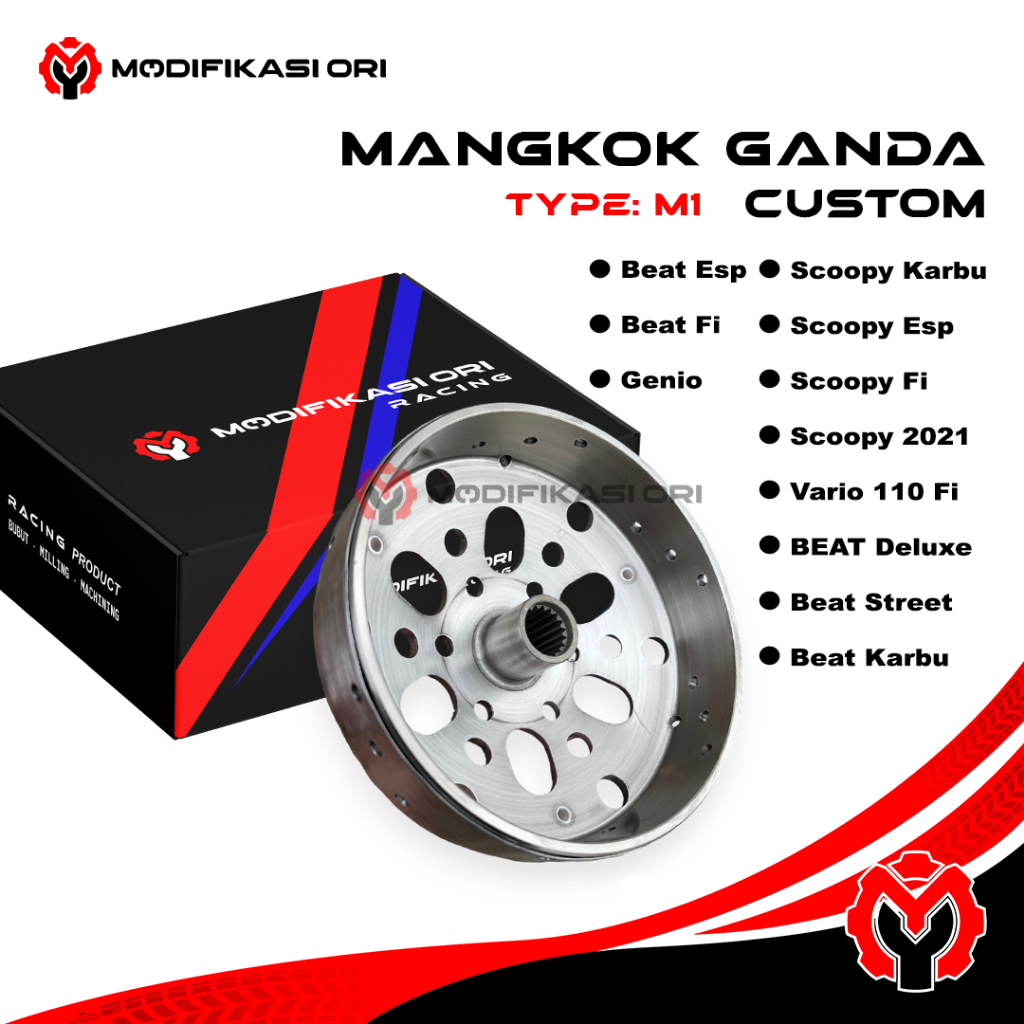 Mangkok Kampas ganda Beat fi Rumah CVT mangkok kopling Solusi Getar Beat Honda mangkok kirian cvt cu