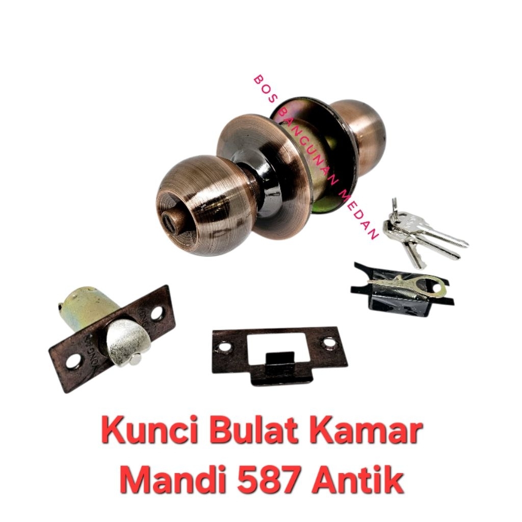 Kunci Pintu Bulat Kunci Pintu Kamar Mandi Kunci Pintu Kamar Mandi Warna Antik
