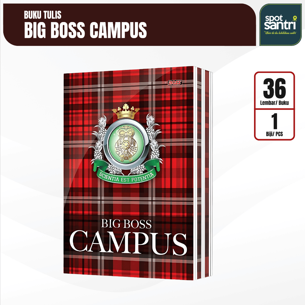 

Buku Tulis Big Boss Campus SIDU | 36 - 50 Lembar [PCS]