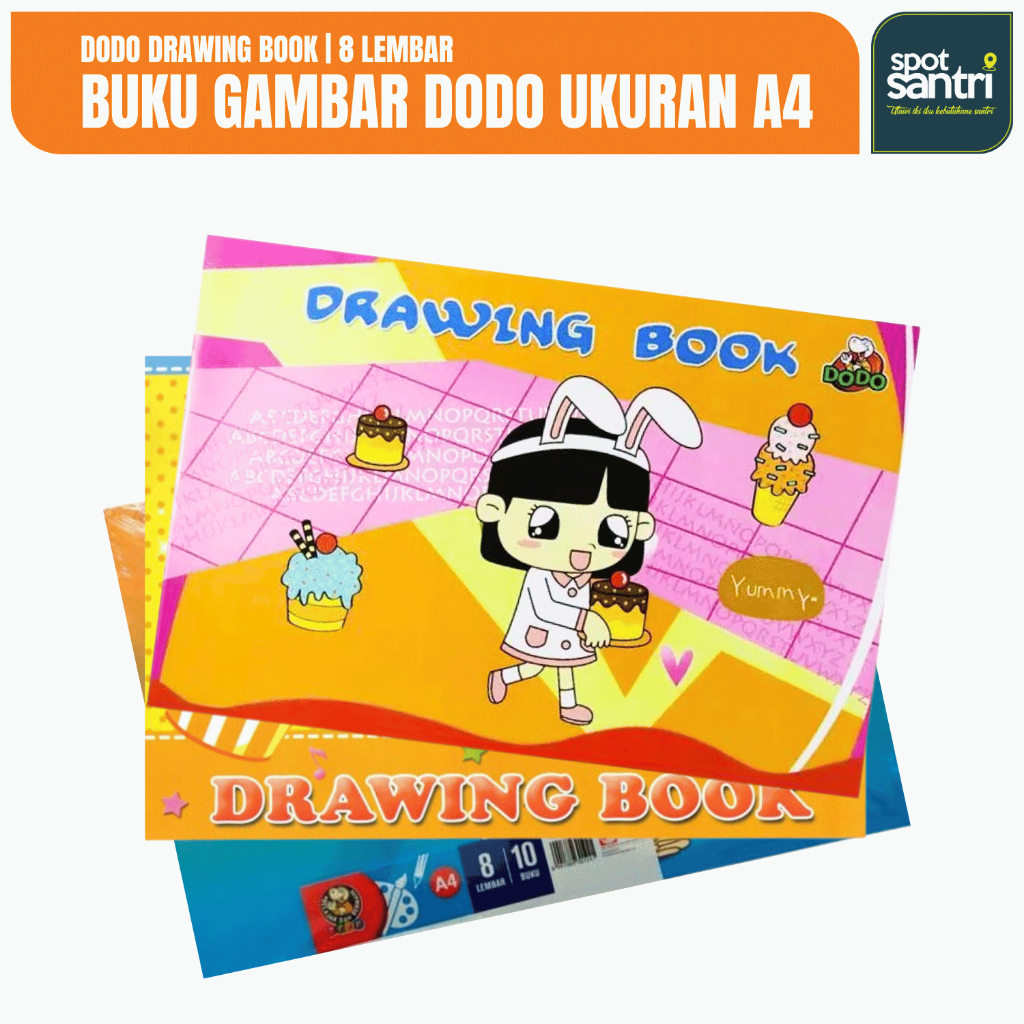 

Buku Gambar DODO A4 8 Lembar | Drawing Book [PCS]