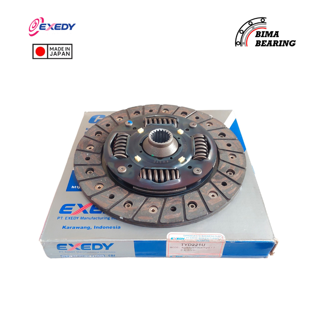 Kampas Kopling Agya Ayla Calya Sigra 1.0 1000 Cc Daikin Exedy JAPAN Clutch Disc ORI