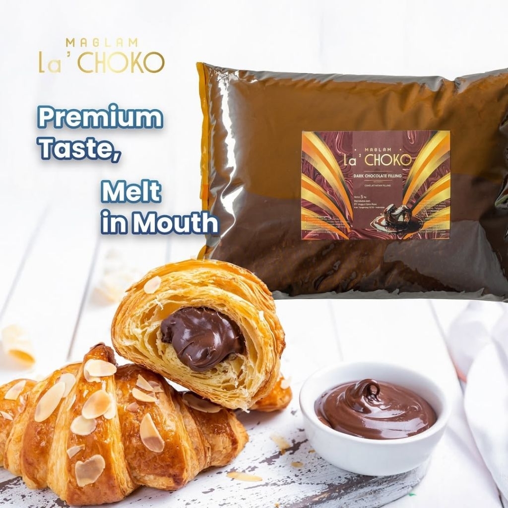 

LA'CHOKO DARK COKLAT FILLING 5 KG I KARTON I DUS