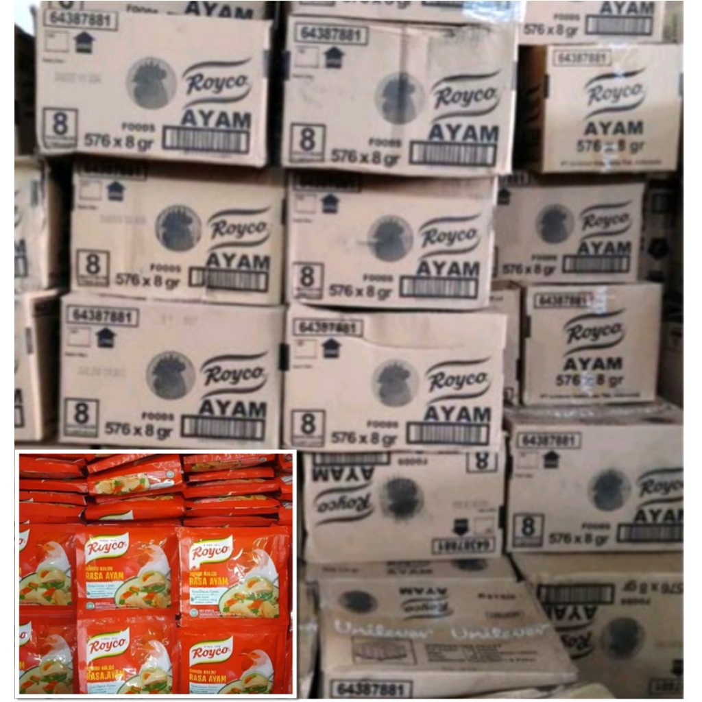 

Royco rasa ayam 1 dus isi 576 pcs exp 2026 max packing cargo 2 karton