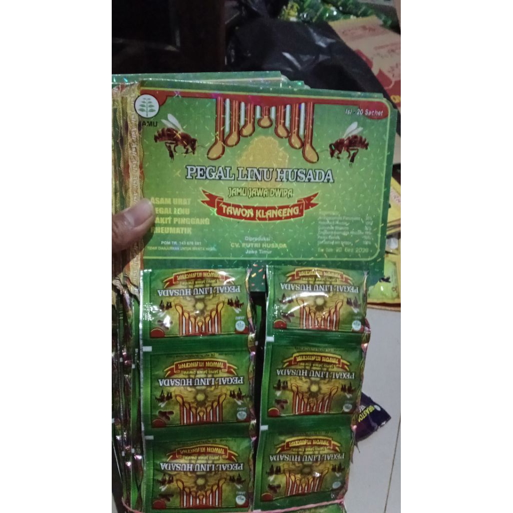 kapsul original pegal linu husada tawon klanceng