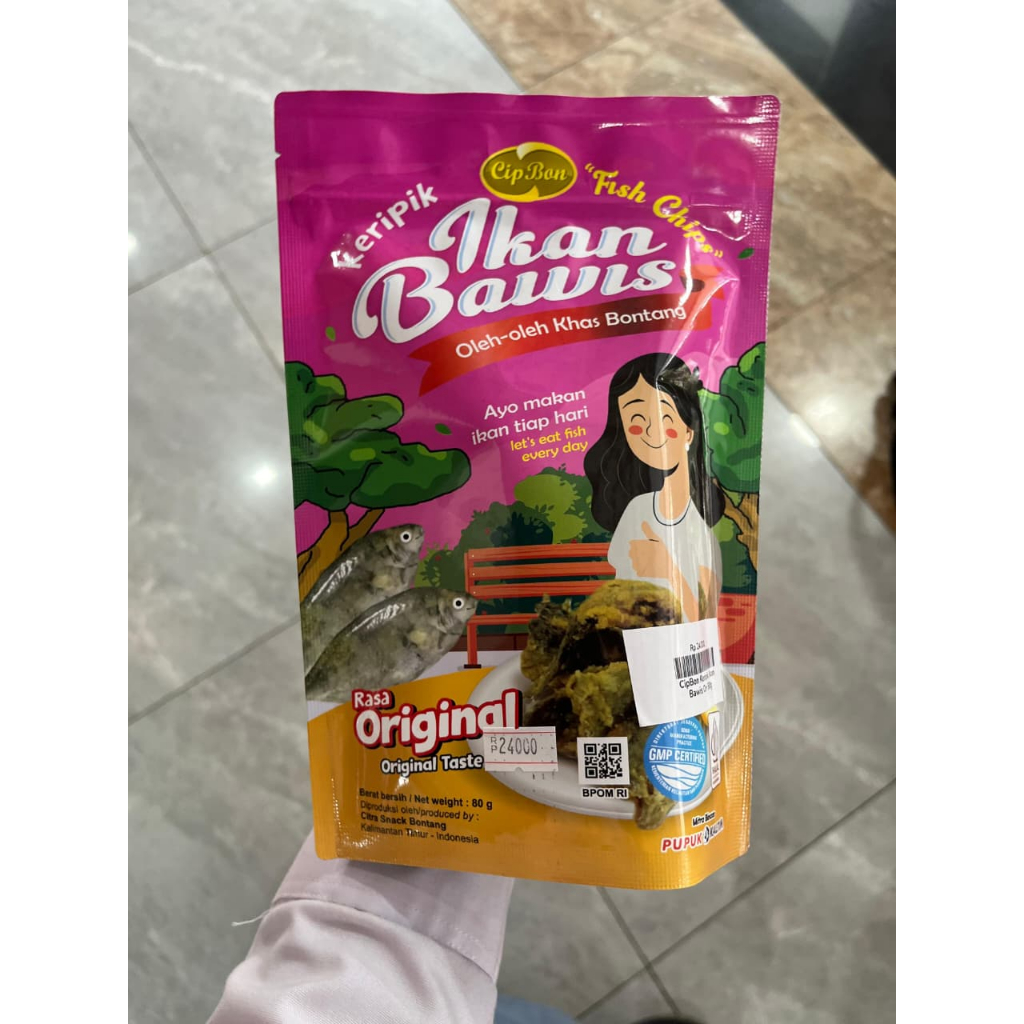 

Keripik Ikan Bandeng Khas Bontang Rasa Original – Oleh-Oleh Khas Samarinda Kalimantan Timur – Cemilan Ikan Gurih Renyah