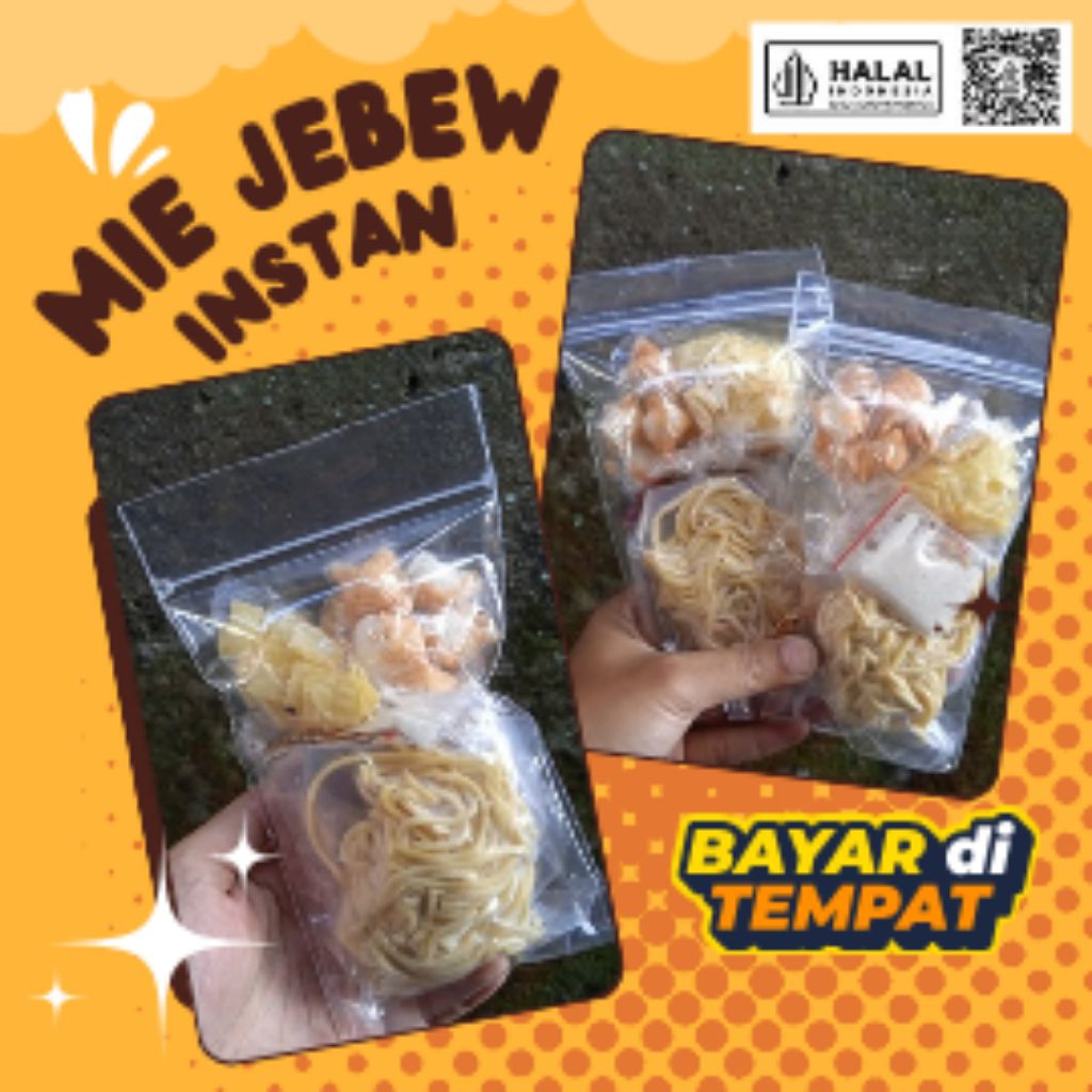 

MIE JEBEW INSTAN-MIE JEBEW PAKET 10 PCS- MIE JEBEW KEMASAN
