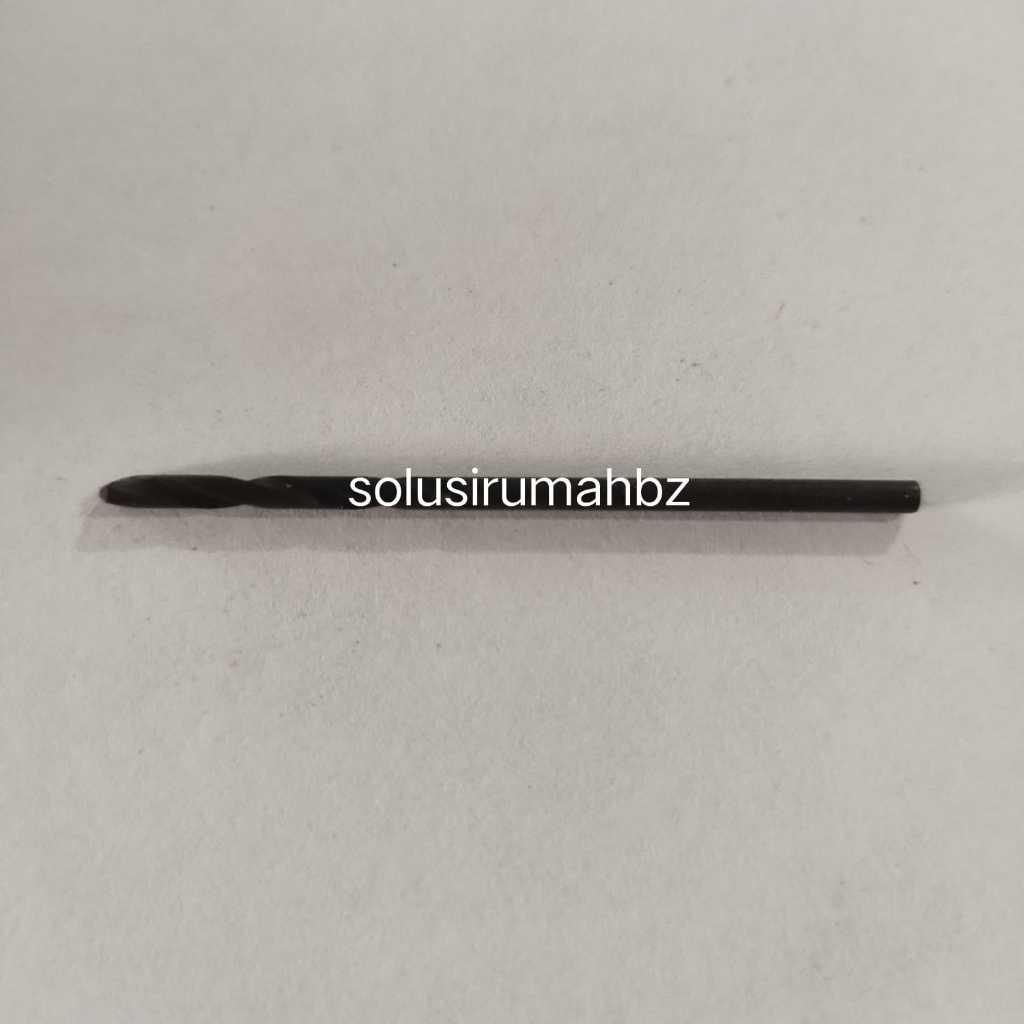 MATABOR BESI 2MM HITAM POLOS Mata Bor Kayu ukuran 2 mm plat