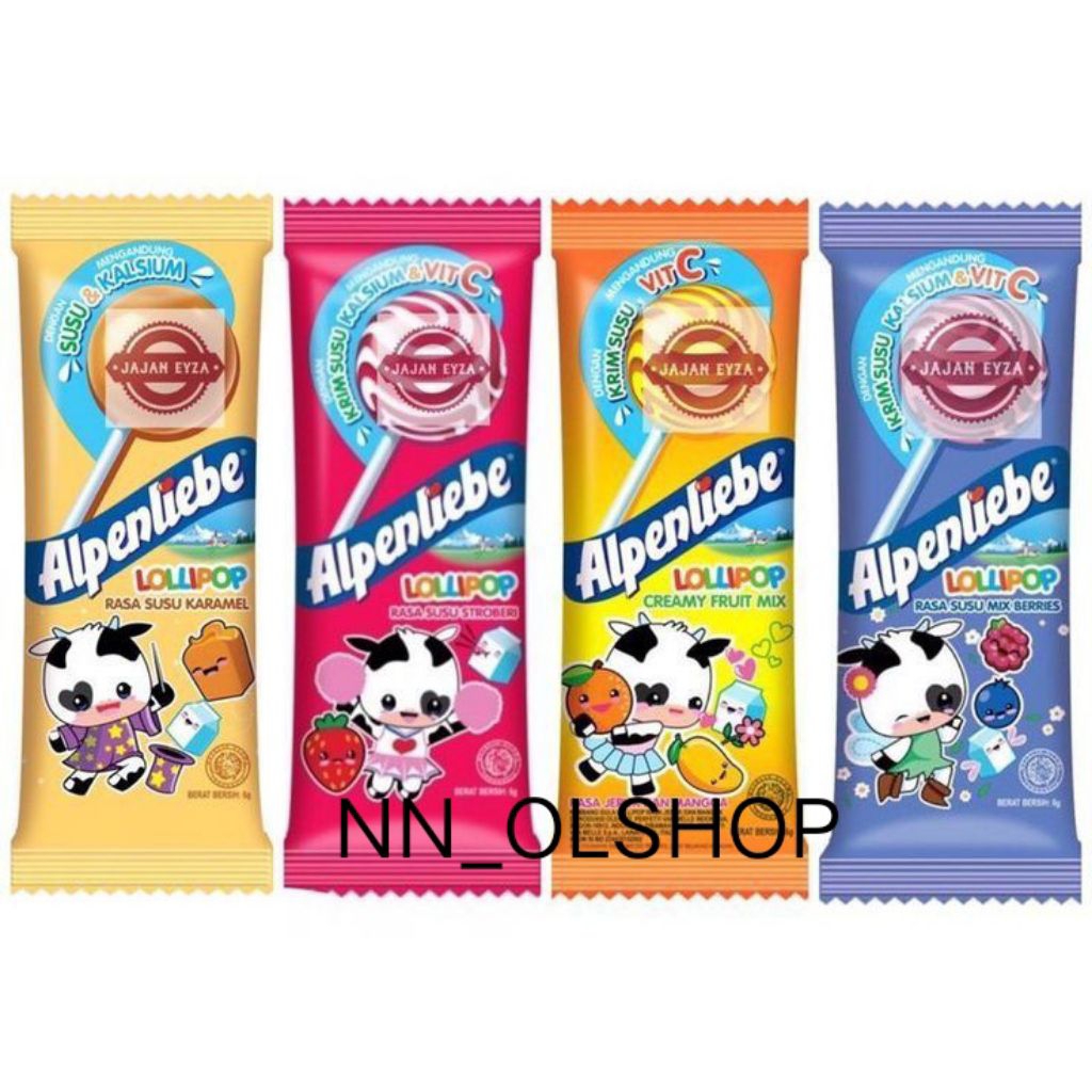 

Alpenlibe lolipop aneka rasa isi 24pcs