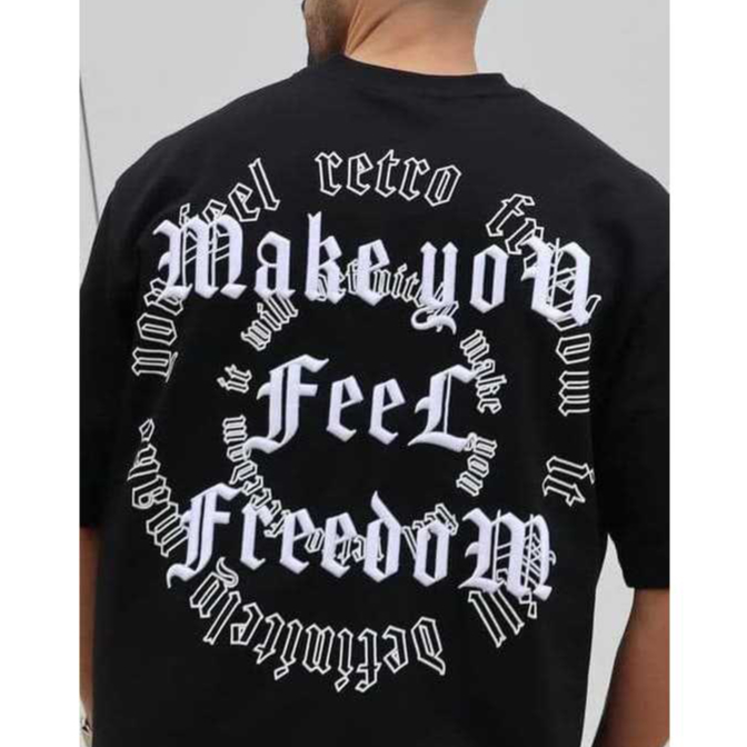 baju kaos atasan boxy fit kekinian terbaru cowok keren / tshirt oversize korean style