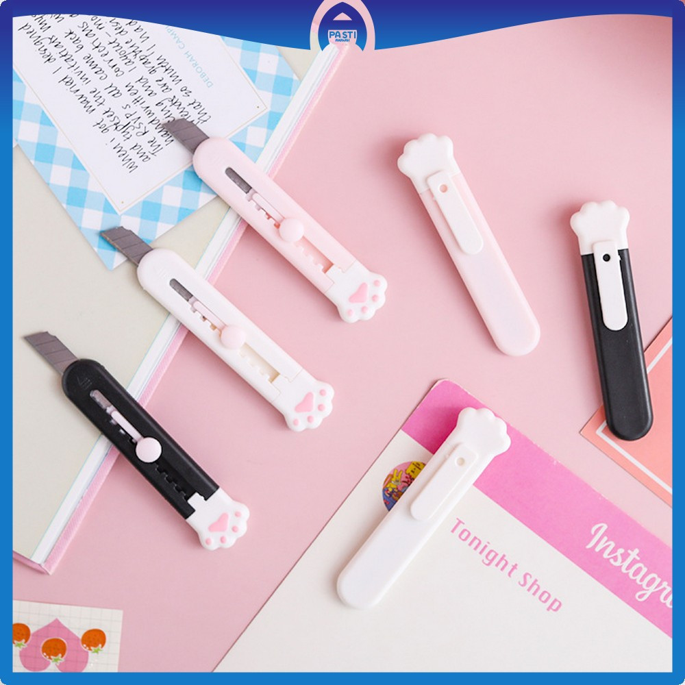 

EC Cutter Mini Motif Animal Portable Cutter Unboxing Paket / Kater Mini Pisau Pemotong Kertas Karakter Hewan Pasti Amanah C786