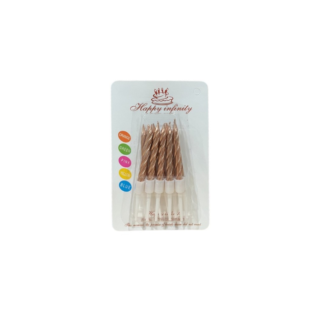 Pole Candle Gold - Exquise Patisserie