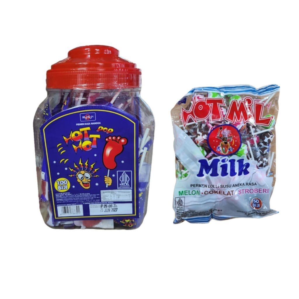 

BAYAR 1 DAPAT 2....HOT2 POP 1TOPLES ISI 100PCS + HOT MIL CANDY 1PAK ISI 50PCS