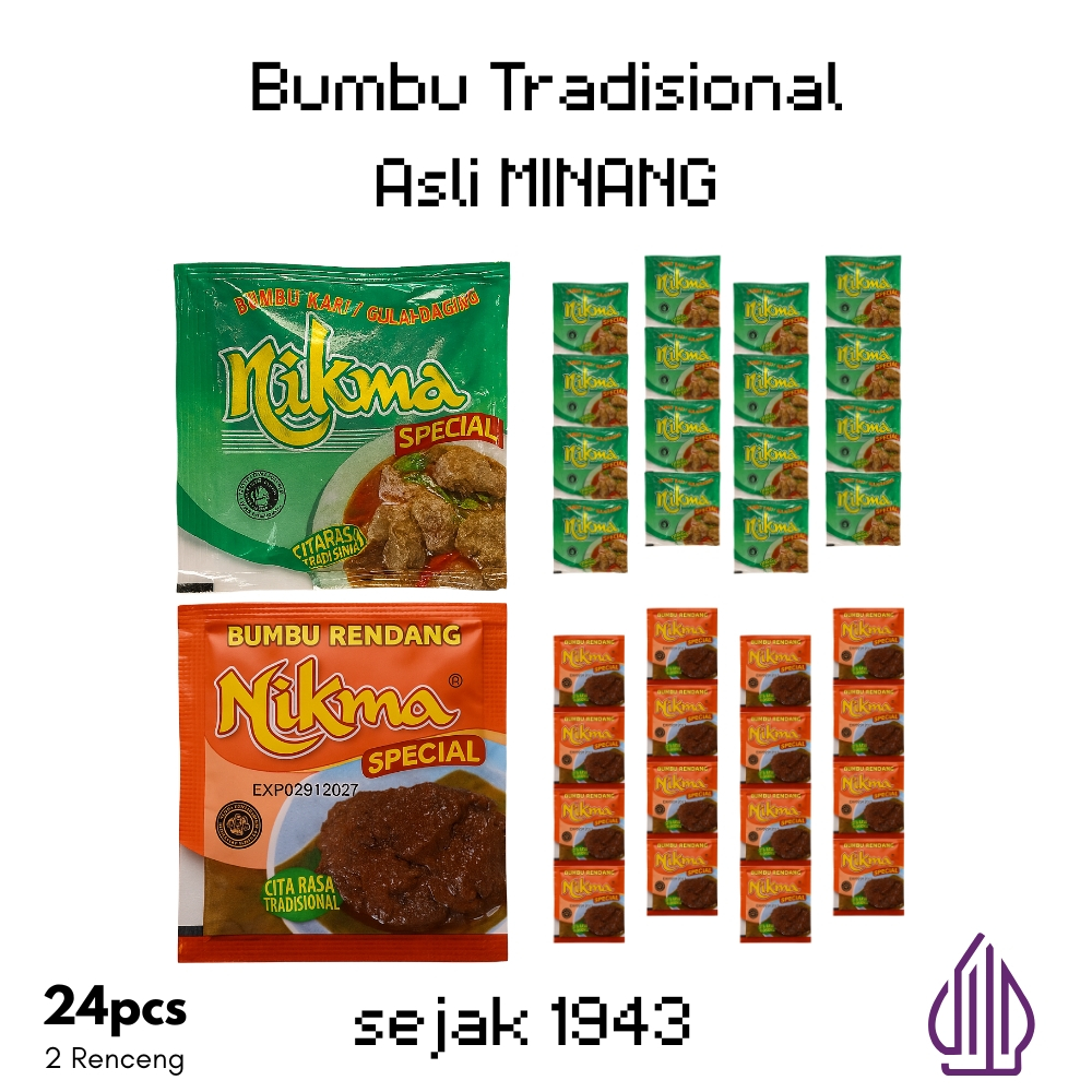 

Paket Hemat 24 Bumbu Padang Rendang Gulai Asli Minang Halal Tradisional Untuk Idul Adha