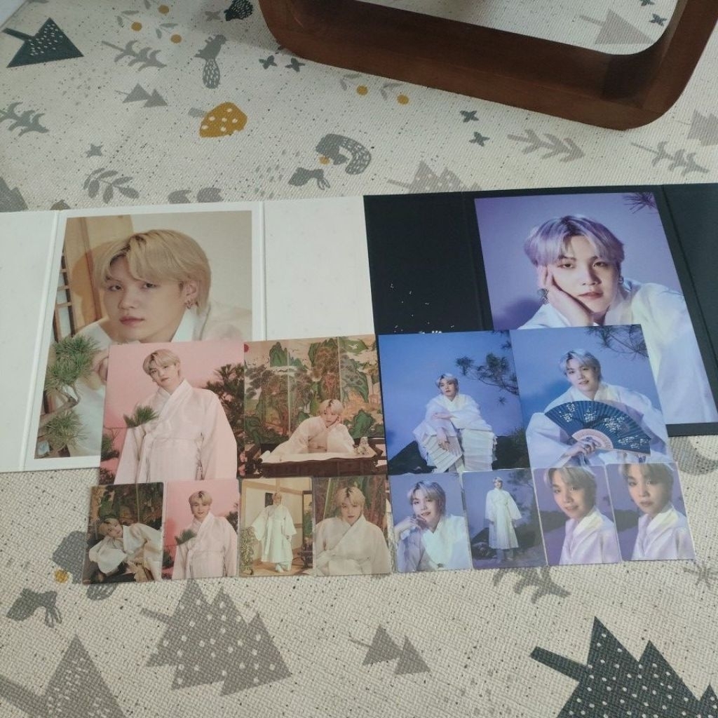 BTS Suga Dalmajung 2021 2022 flip photo postcard MPC stamp fullset