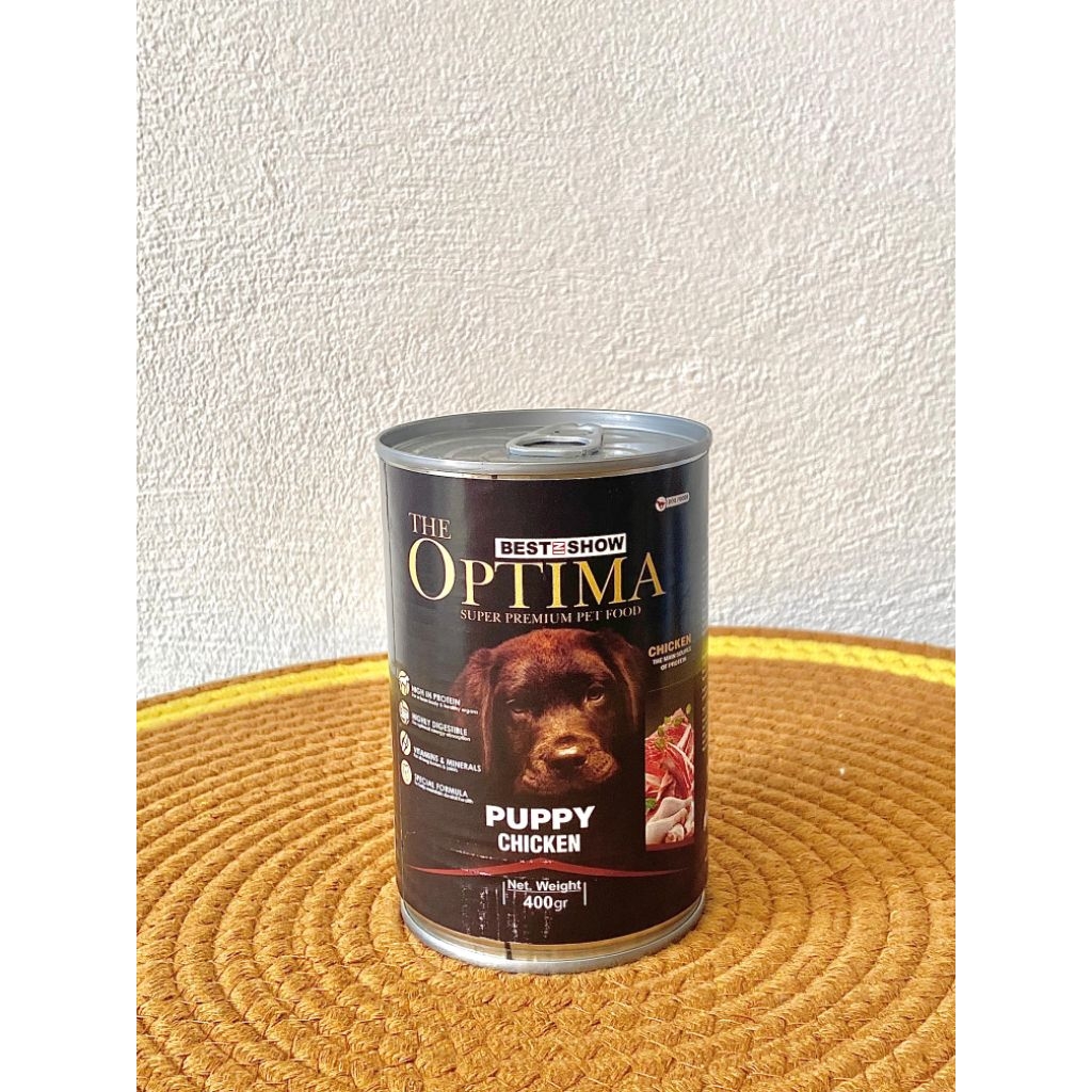 The Optima Dog Food Adult & Puppy 400g