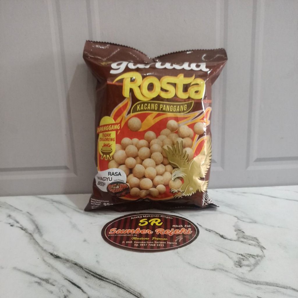 

GARUDA ROSTA KACANG PANGGANG RASA WAGYU BEEF BERAT 95 GRAM