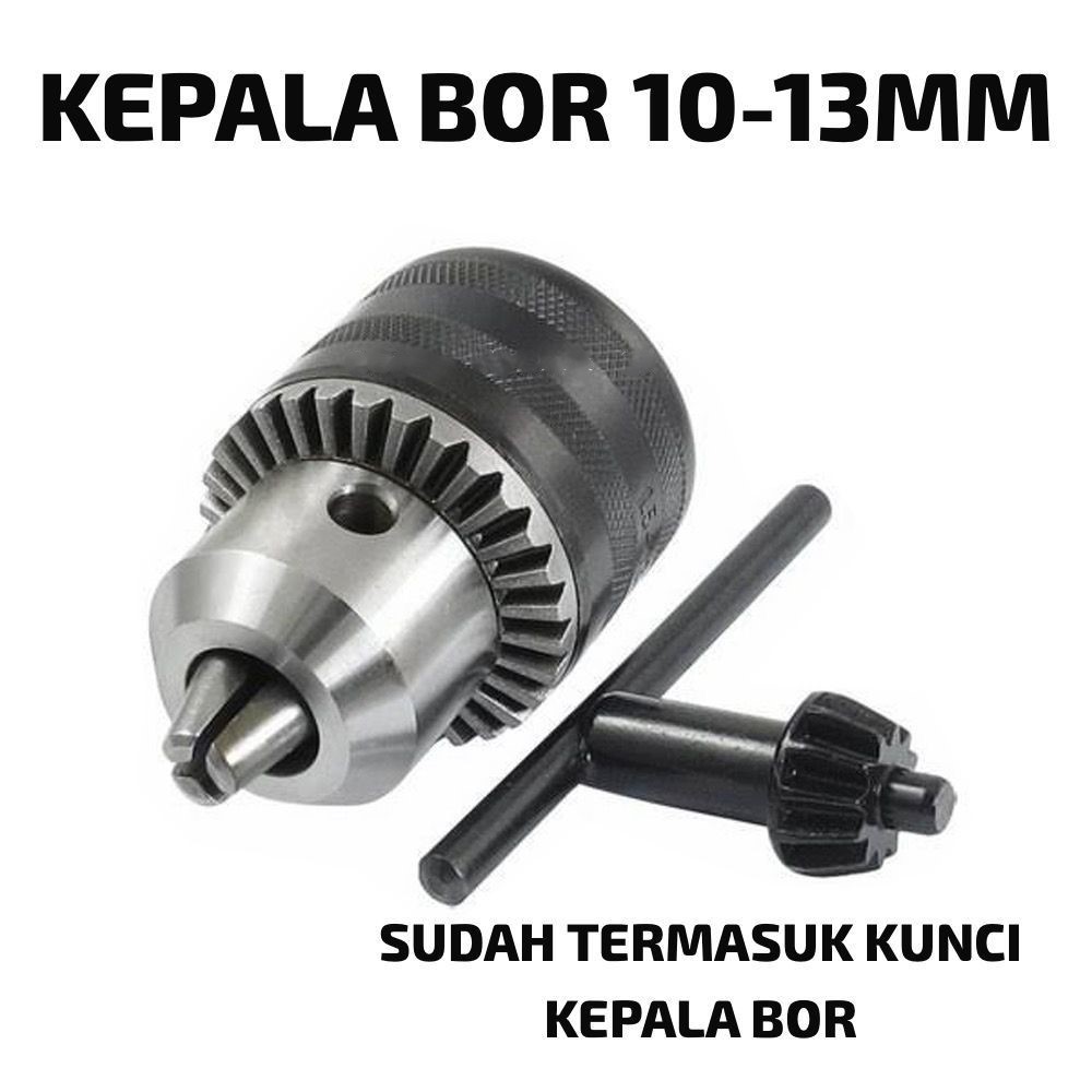 Set Chuck Mata Bor 10 Dan 13 mm Original Tekiro