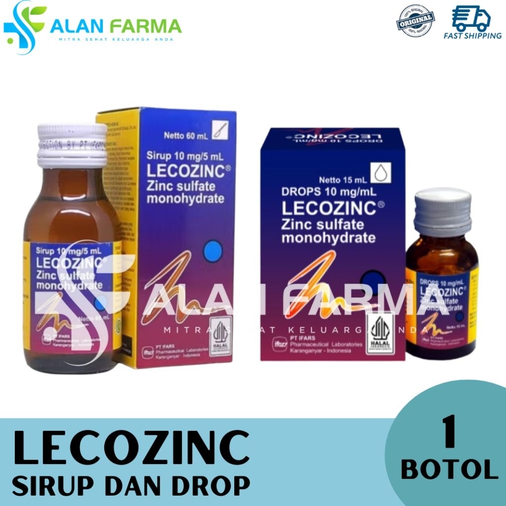 Lecozinc Sirup dan Lecozinc Drop | Leco Zinc Sirup | Lecozink Sirup | Sirup Zink