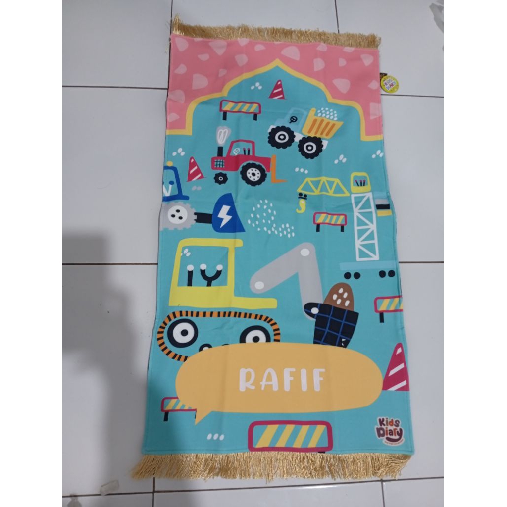 kids diary plus - sajadah anak premium, sajadah anak custom, sajadah anak anti slip, sajadah anak lu