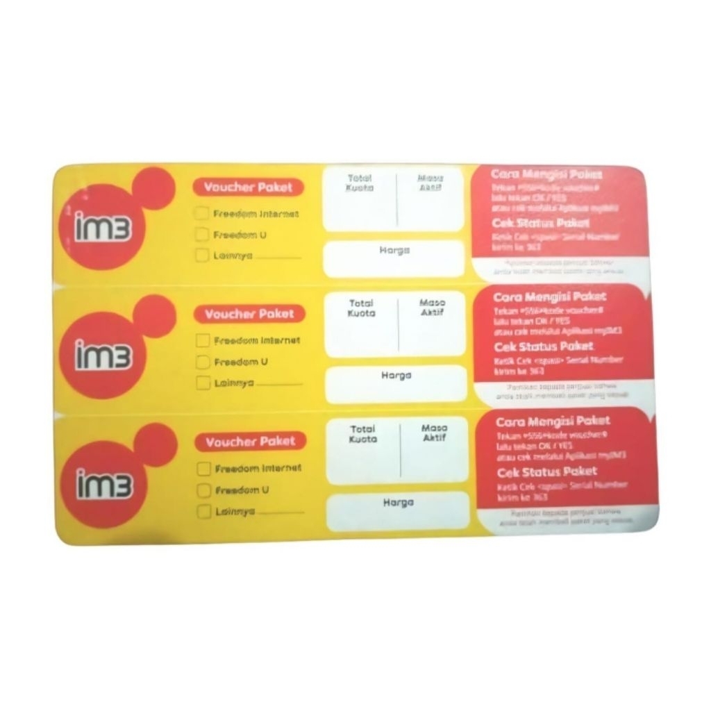 Voucher Data Kosongan Indosat Nasional