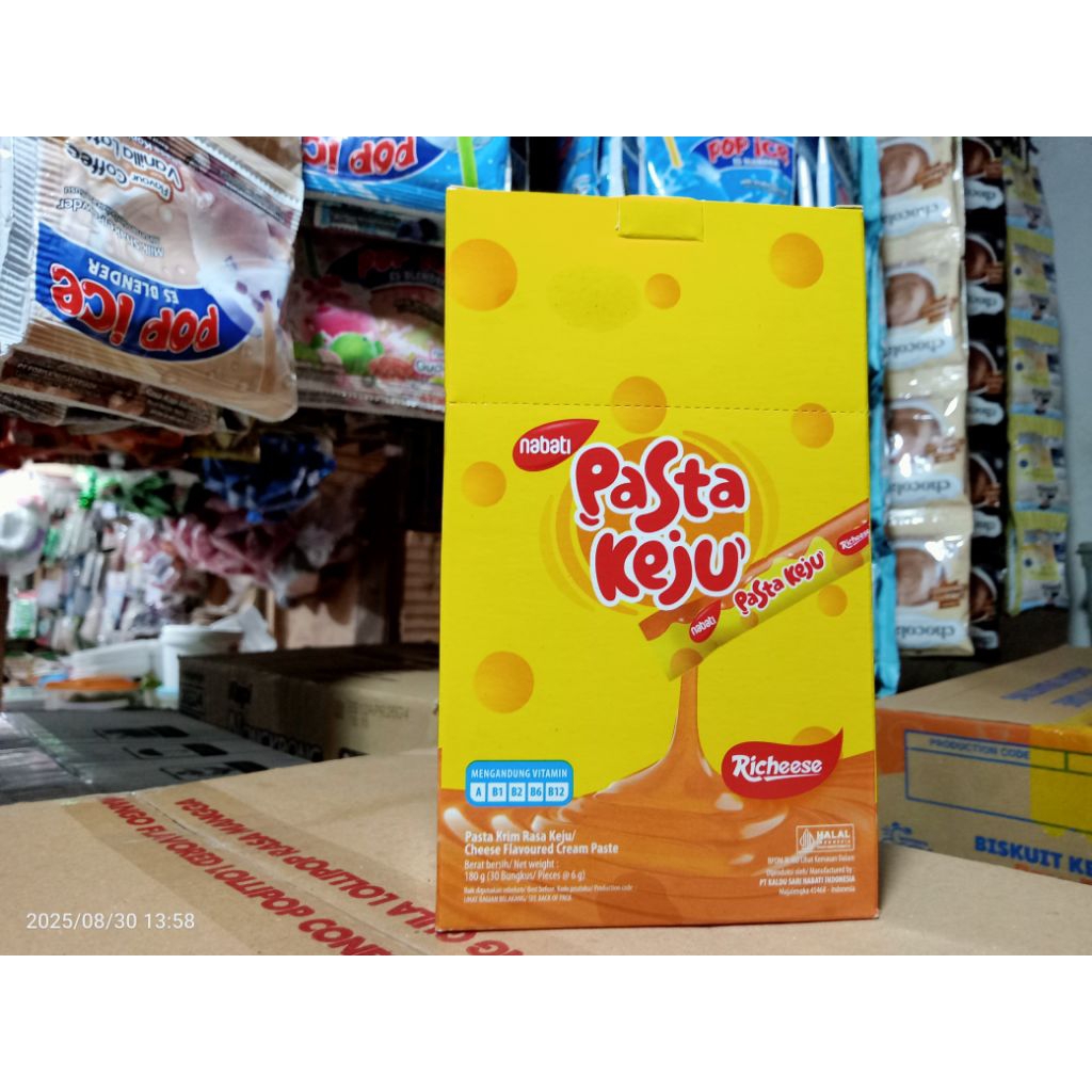 

nabati pasta keju/coklat pasta 1 pack isi 30