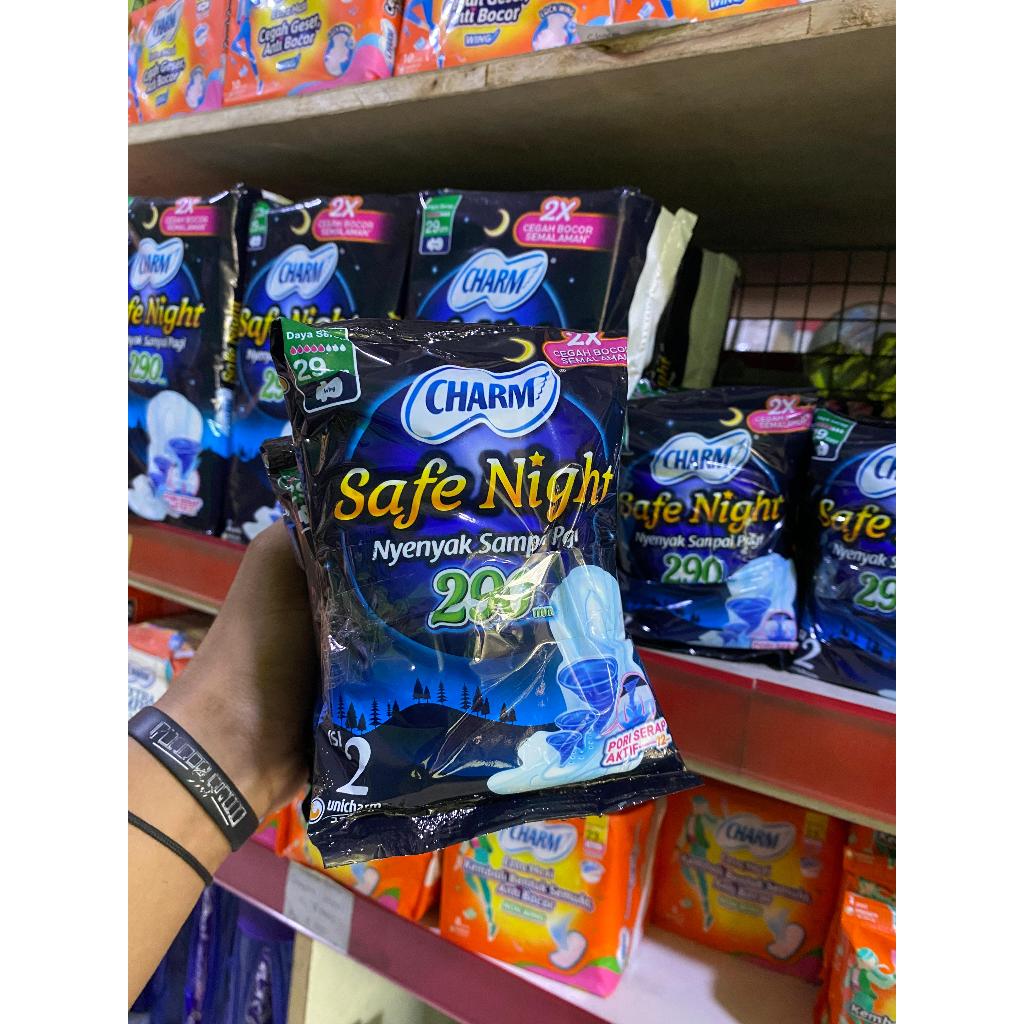 Charm Safe Night . 29/ 35 cm Renceng. pembalut. RCG