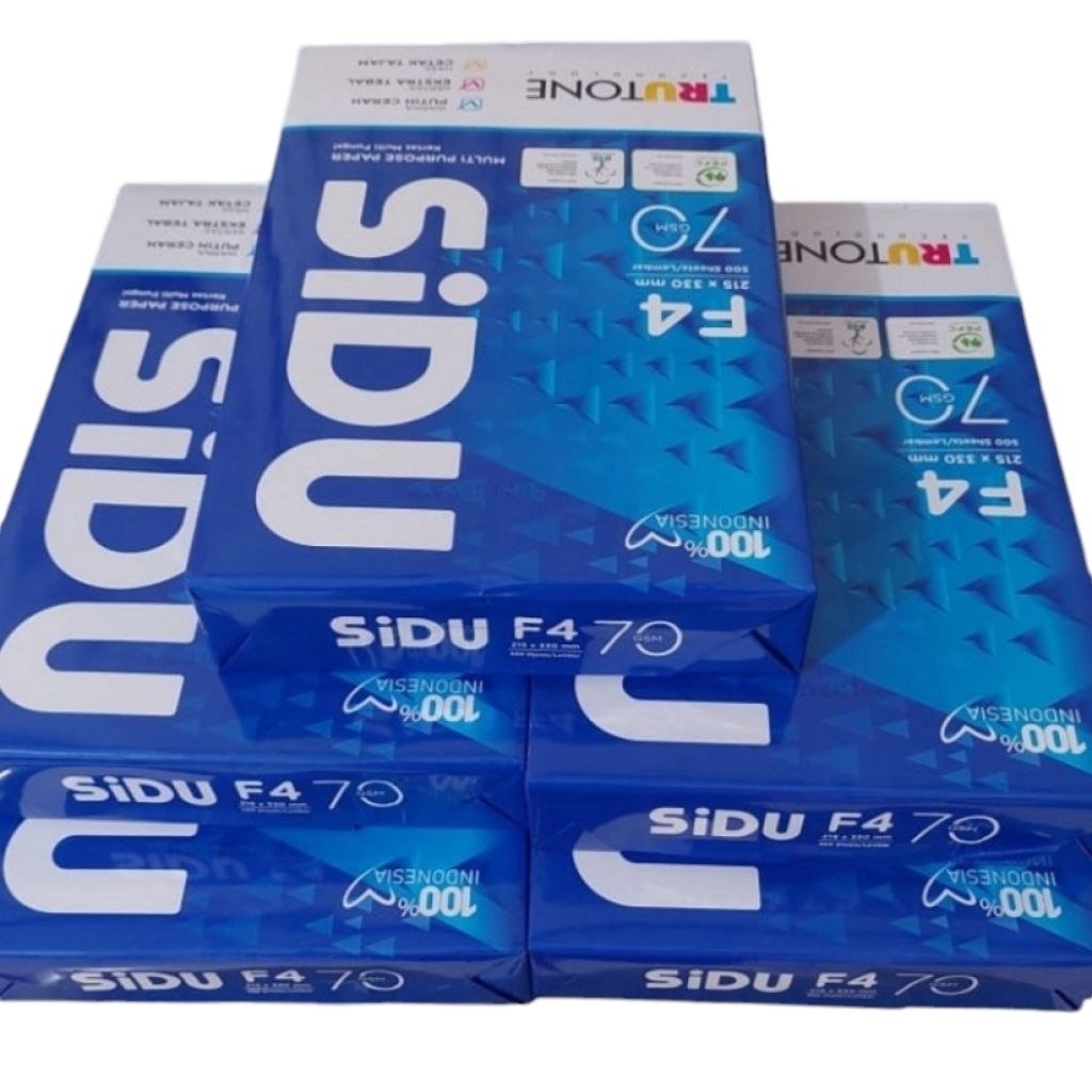 

Kertas HVS F4 70gr Sidu (Karton/koli)