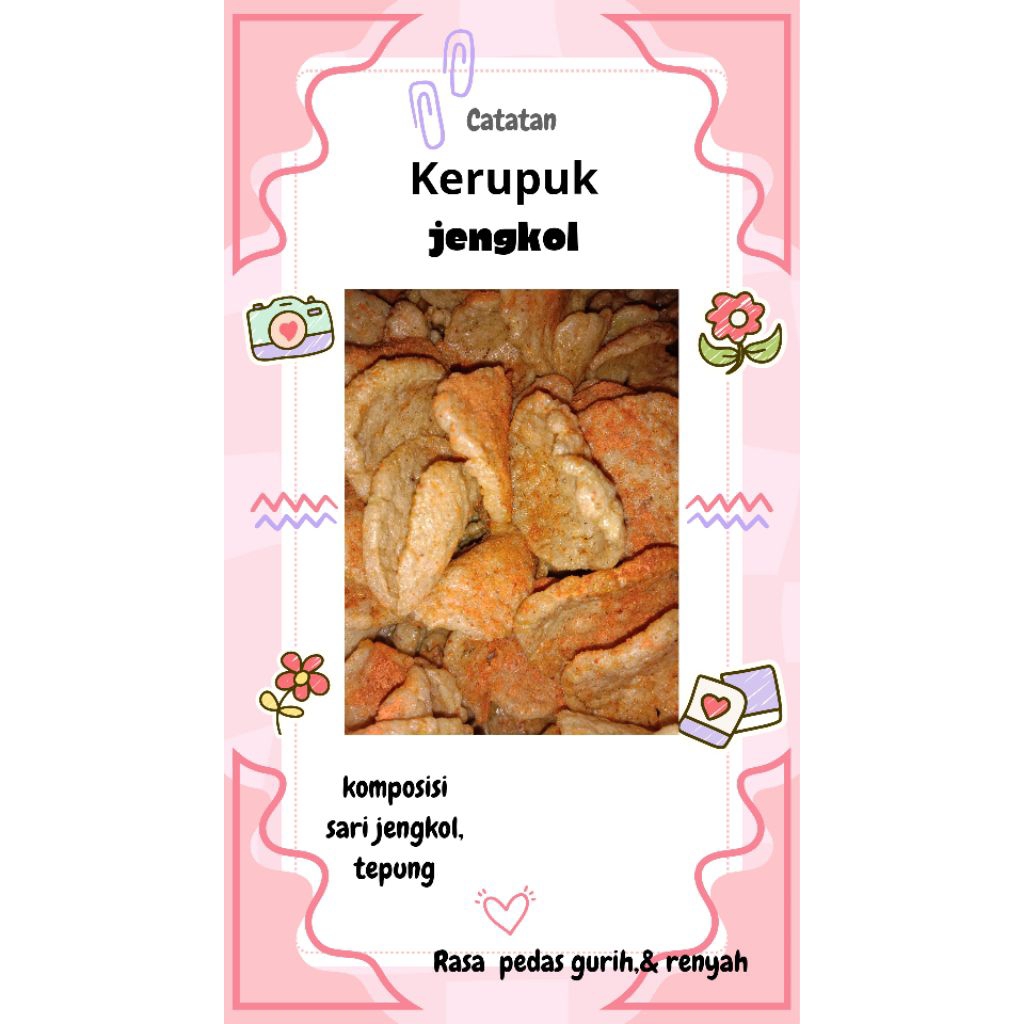 

kerupuk jengkol pedas 1 kg