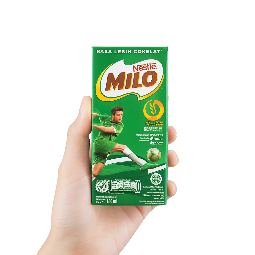 

Susu Milo Coklat UHT 180 Ml 1 Dus Isi 36 Pcs