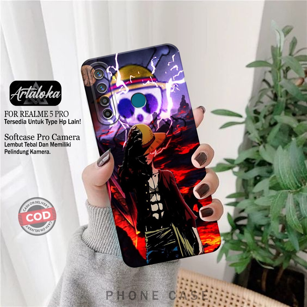 Case Hp REALME 5 PRO Fashion Case Anime Case REALME 5 PRO Silikon TPU Pro Camera Casing REALME 5 PRO