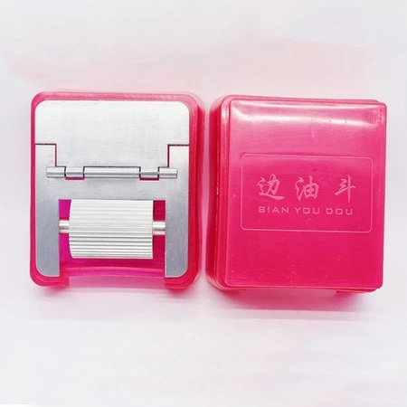 

Alat Roller Cat Tepian Kulit + Leather Edge Applicator untuk Oli & Dye Finishing Pinggiran Kulit