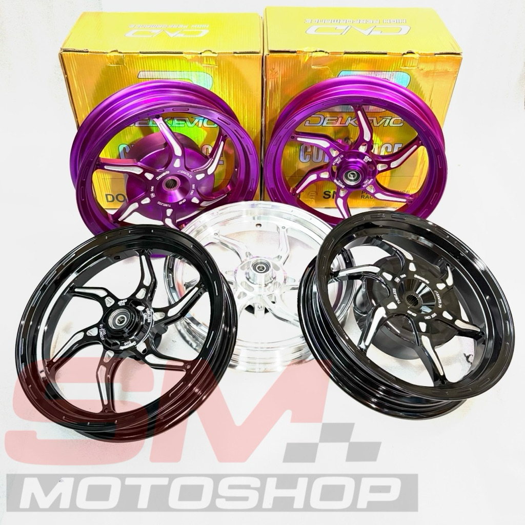 VELG DELKEVIC MOZ RING 12 SCOOPY / BEAT DELUXE / GENIO / MIO M3 / FAZZIO / VELG SIXSTAR NOZ ORIGINAL