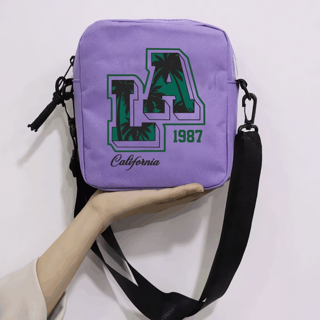 QP Tas Selempang Anak laki-laki Perempuan Gratis Karakter Anti Air Dan Nyaman Design LA1987