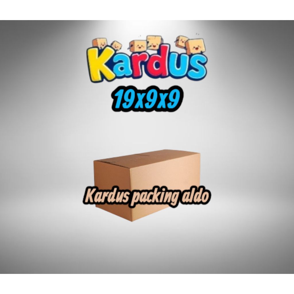 

kardus box packing 19x9x9