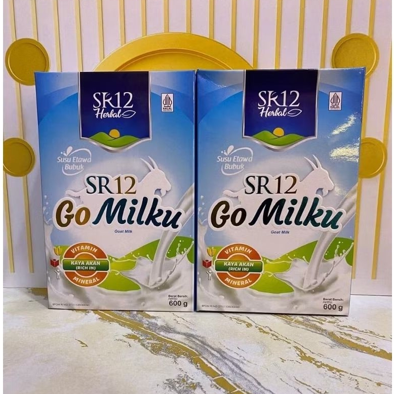 

SR12 GO MILKU ORIGINAL 600GR SUSU KAMBING ETAWA HALAL