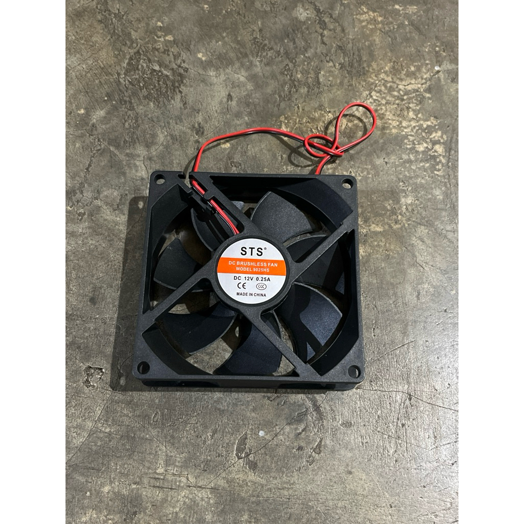 Fan Kipas DC 12Volt 9CM x9CM STS 0.25 Ampere